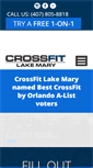 Mobile Screenshot of crossfitlakemary.com